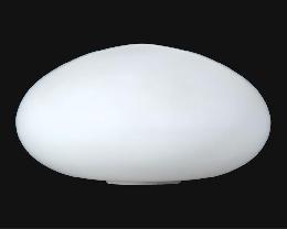 Mushroom Glass White Frosted Shade – Practical Props