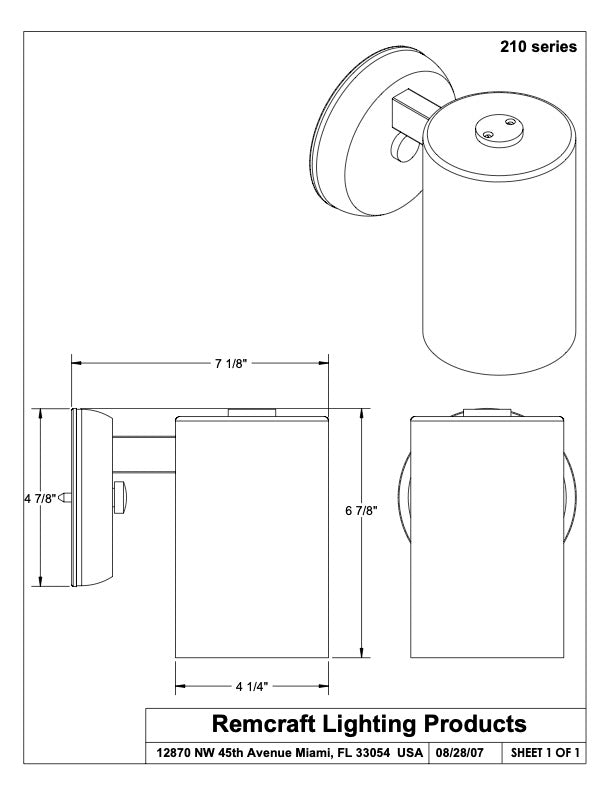 Remcraft Exterior Downlight