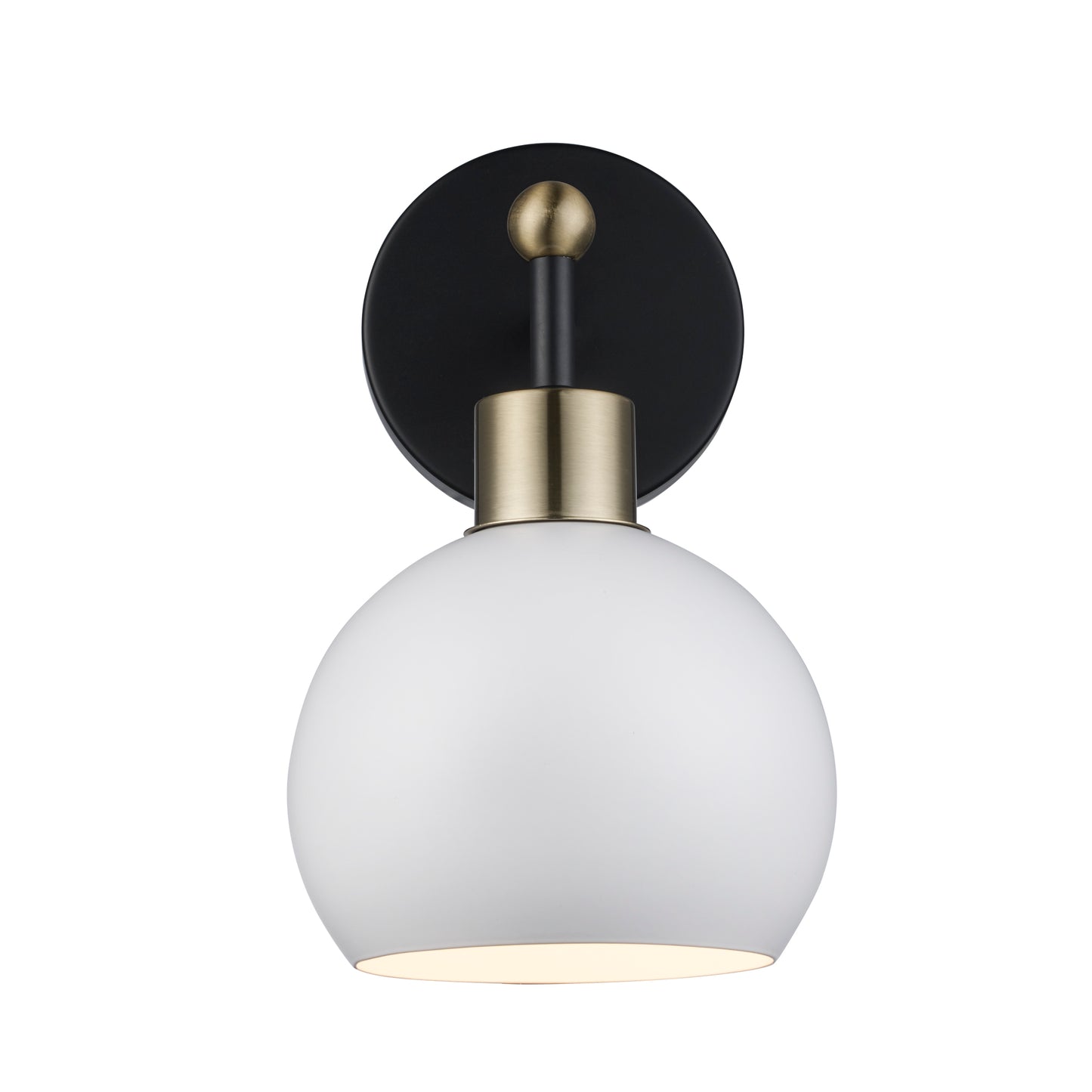 Indigo Modern Metal Globe Wall Sconce