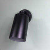 Remcraft 1111 Exterior Single Cylinder Sconce in Satin Black