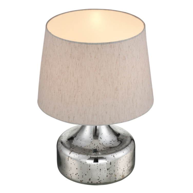 SILAS MIRRORED MERCURY GLASS TABLE LAMP LS-22872