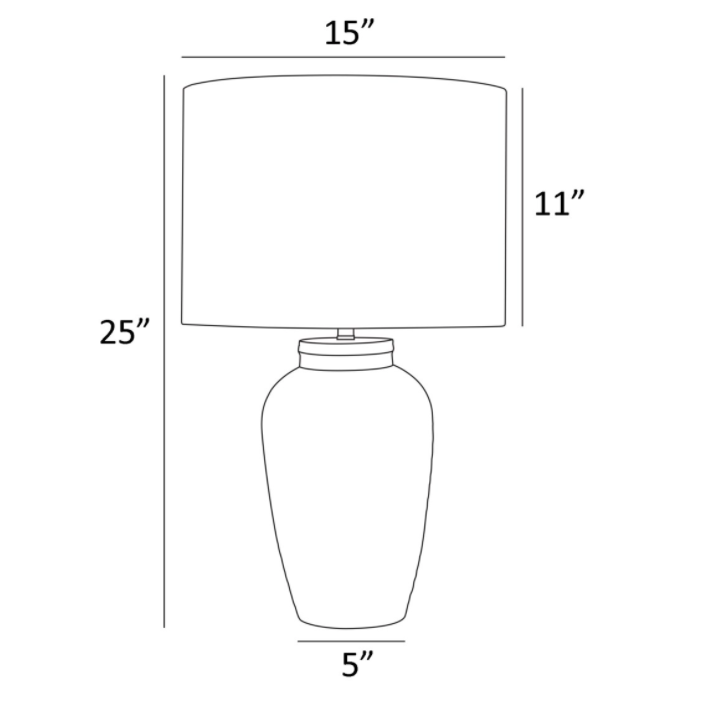 Claudine Cement Outdoor Table Lamp with Linen Drum Shade - Rechargeable LED Wireless Lamp