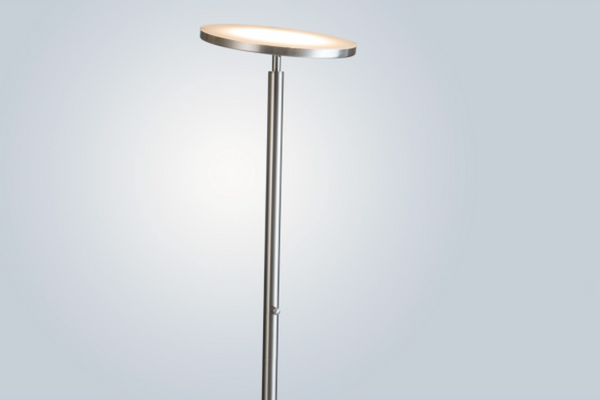 Monet Dimmable Modern LED Torchiere Floor Lamp – Practical Props