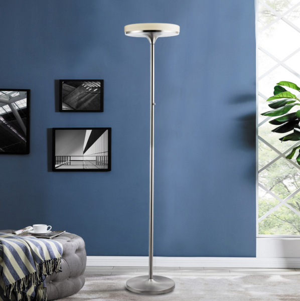 Batson Dimmable Modern LED Torchiere Floor Lamp – Practical Props