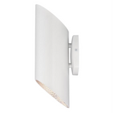 Carson White Metallic LED Sconce