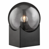 Oksena Smoked Globe Accent Lamp