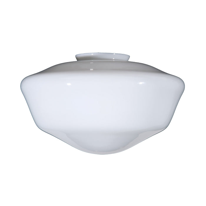 18" Opal Glass Schoolhouse Shade