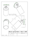 Single Cylinder Sconce