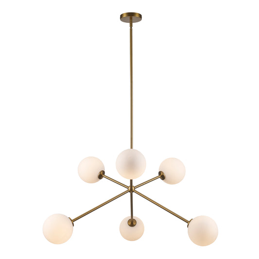 Haskell 6-Light Globe Sputnik Chandelier