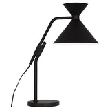 Cinch Modern Black Bowtie Cone Table Lamp by Robert Abbey