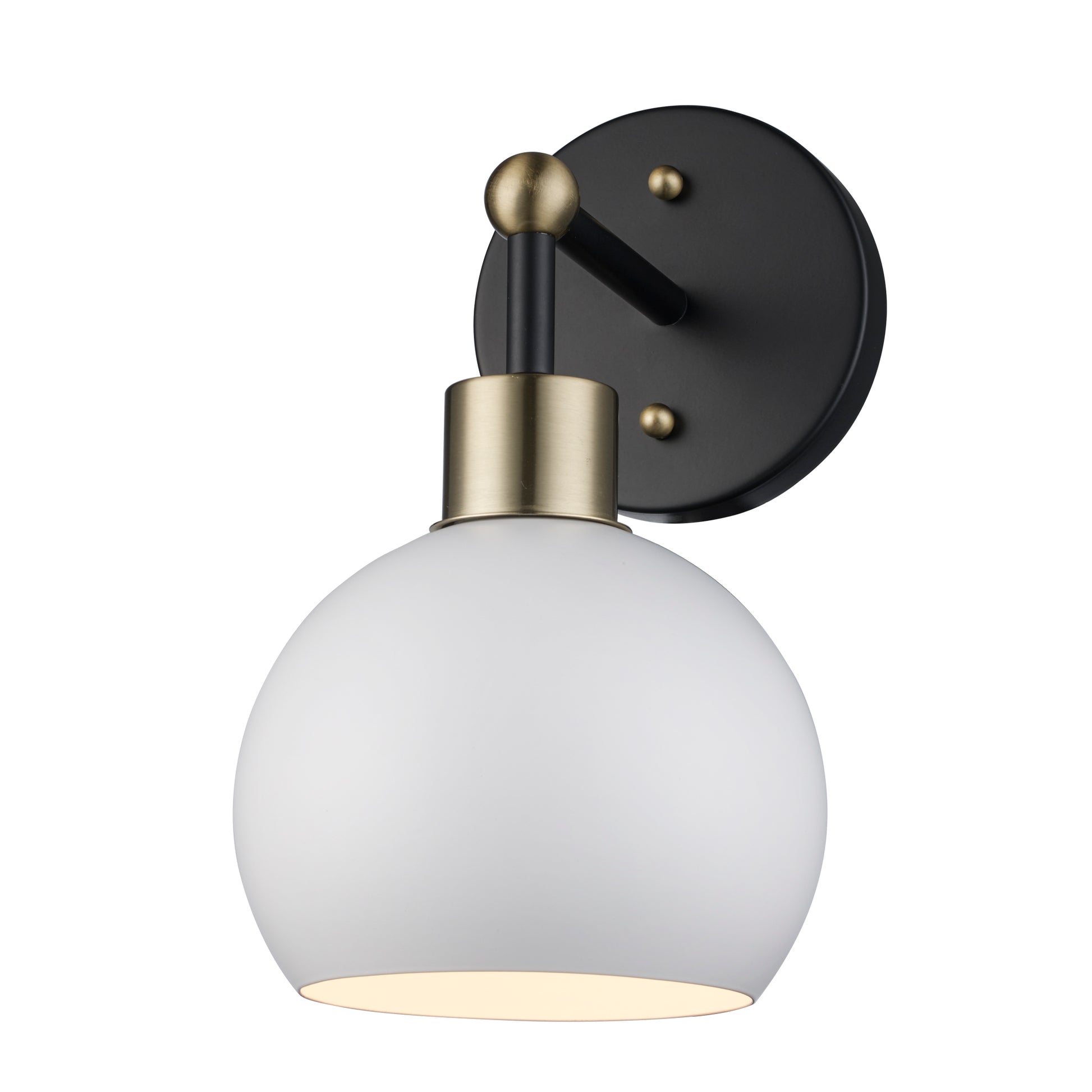 Indigo Modern Metal Globe Wall Sconce