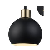 Indigo Modern Metal Globe Wall Sconce