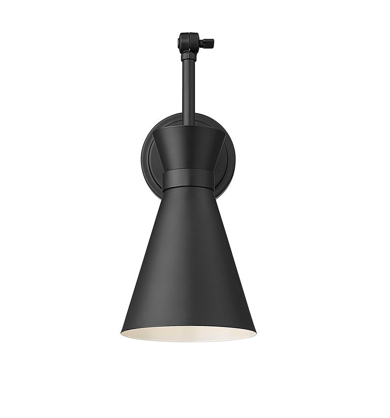 Soriano 1-Light Mid Century Modern Bowtie Cone Swing Arm Wall Sconce Fixture