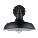 Tinley Exterior Barn Light Wall Sconce in Matte Black