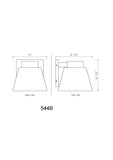 Asher Exterior LED Downlight Outdoor Cone Wall Sconce