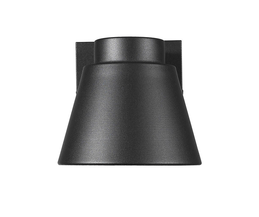 Asher Small Exterior LED Downlight Outdoor Cone Wall Sconce