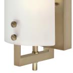 Enzo Modern Frosted Shield Wall Sconce by Westinghouse