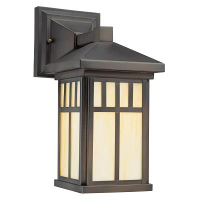 Burnham Honey Glass Outdoor Lantern