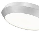 Madison 16" Modern Retro Atomic LED Flush Mount Ceiling Fixture in Brass, Nickel, or White, Matte Black