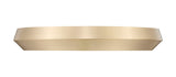 Madison 20" Modern Retro Atomic LED Flush Mount Ceiling Fixture in Brass, Nickel, or White, Matte Black