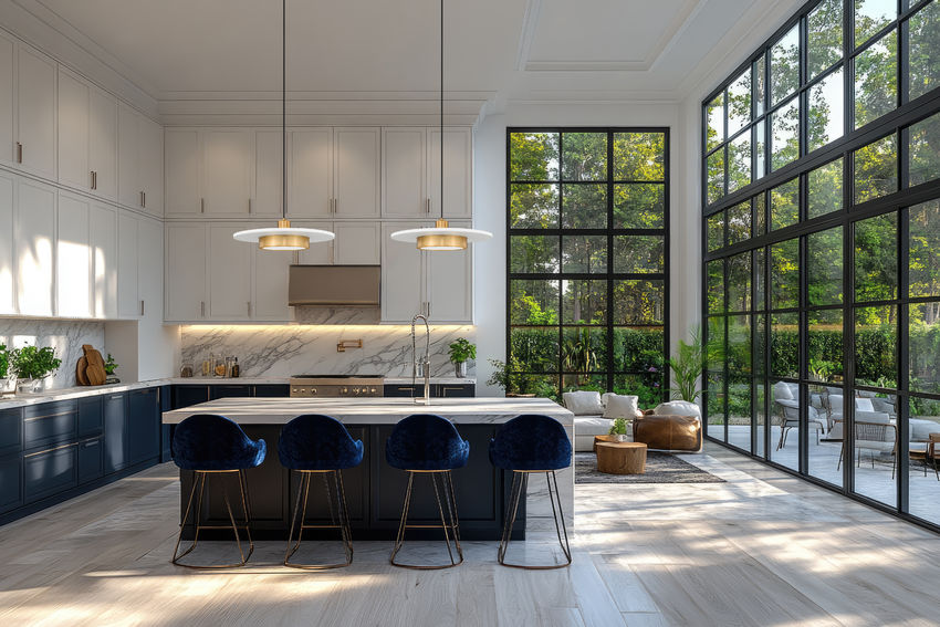 Ludo 20" Modern LED Pendant Light in Black, White, Brushed Nickel or Brass