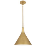 Pierce Modern Brass Pinhole Pendant Light by Robert Abbey