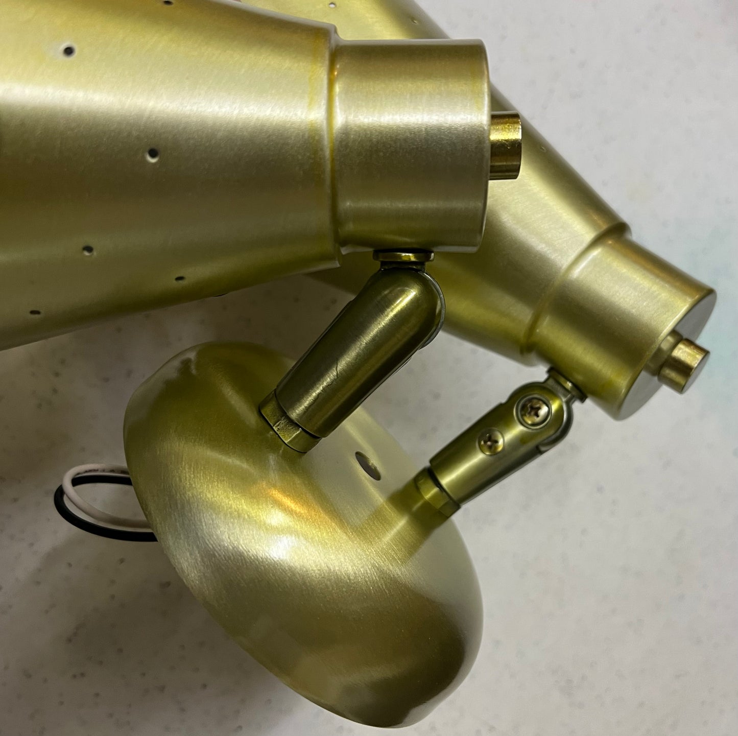 Discounted Brass Double Swivel Sconce