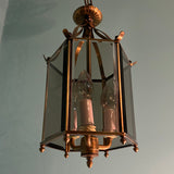 Vintage 3-Light MCM Lantern Pendant