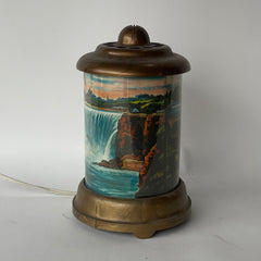 Vintage Niagara Falls Waterfall Moving Motion Heat Lamp