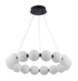 Ellington 16-Light LED Globe Chandelier in Matte Black or Brushed Brass - Practical Props