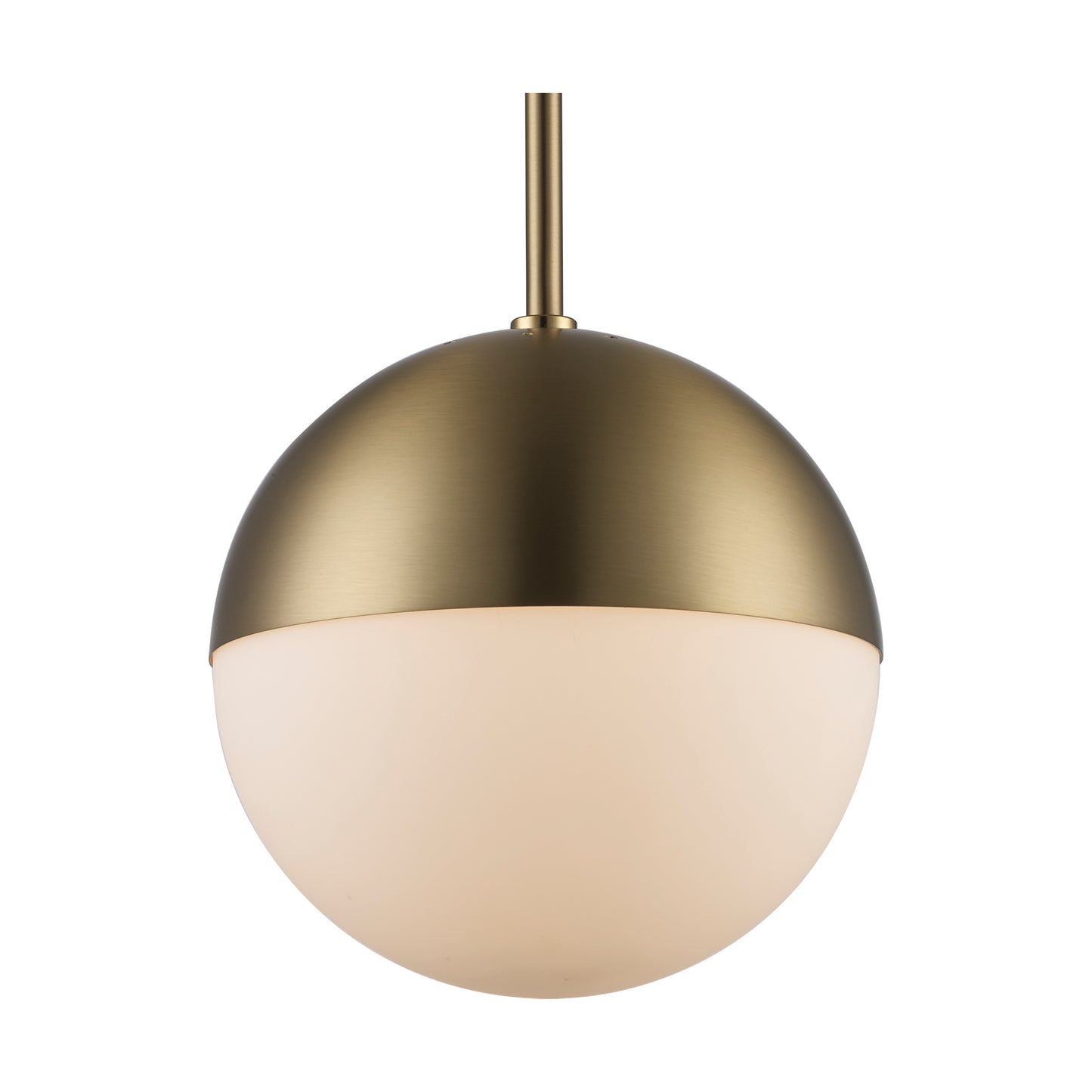 Dahlia Mid Century Modern Glass Globe 1-Light Pendant Fixture