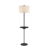 Tungsten Modern Floor Lamp with Table and USB Port