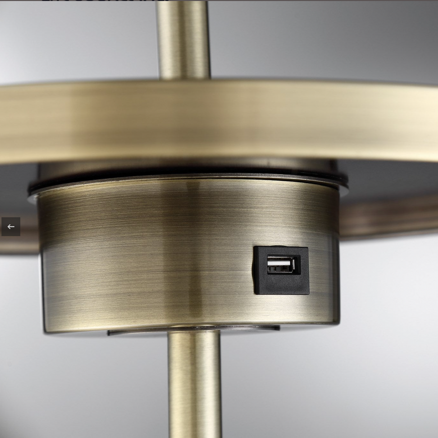 Tungsten Brass Floor Lamp