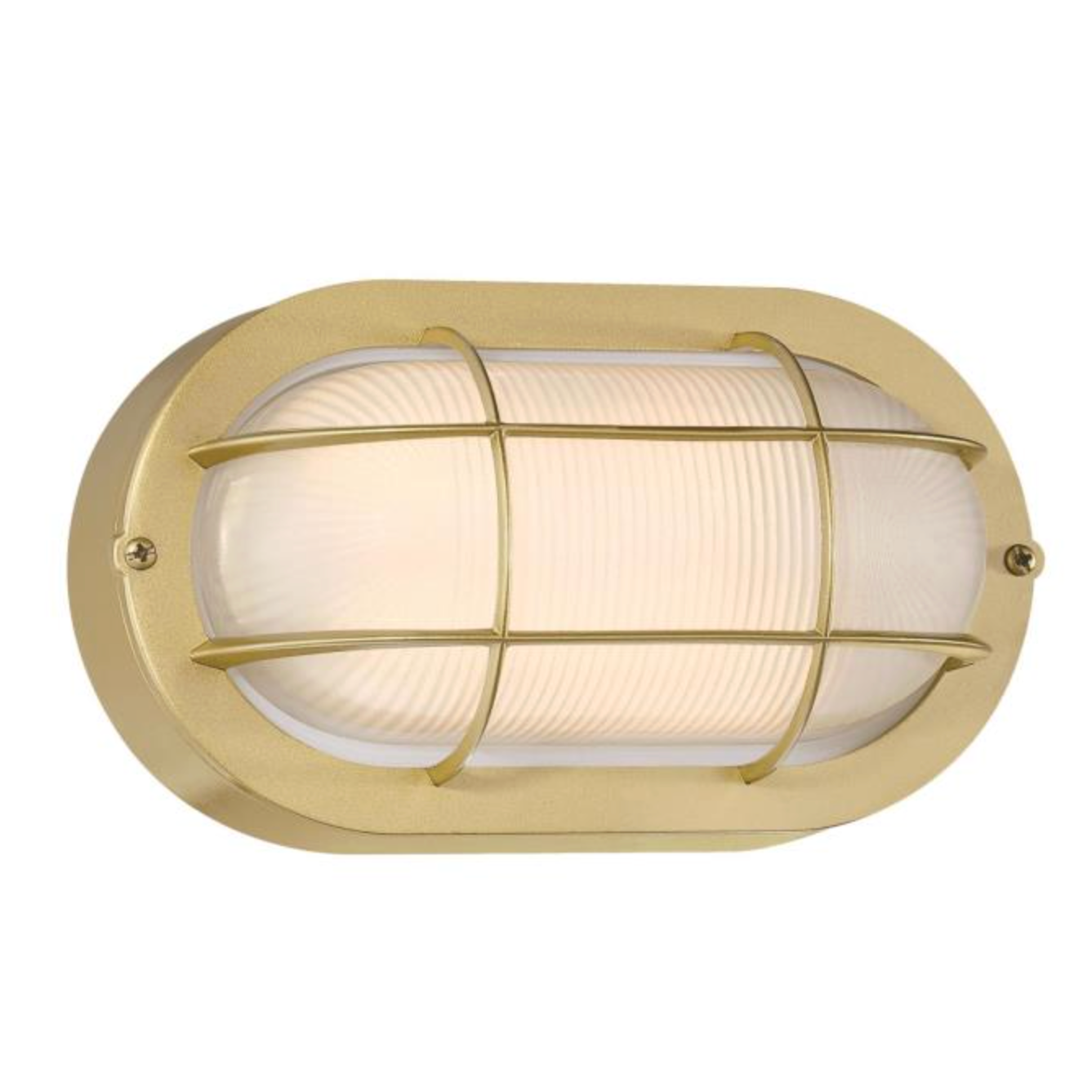 Dimmable LED Modern Oval Outdoor Wall Lantern - Exterior Bulkhead Fixture