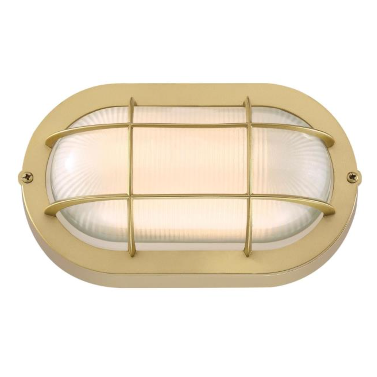 Dimmable LED Modern Oval Outdoor Wall Lantern - Exterior Bulkhead Fixture