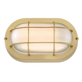Dimmable LED Modern Oval Outdoor Wall Lantern - Exterior Bulkhead Fixture