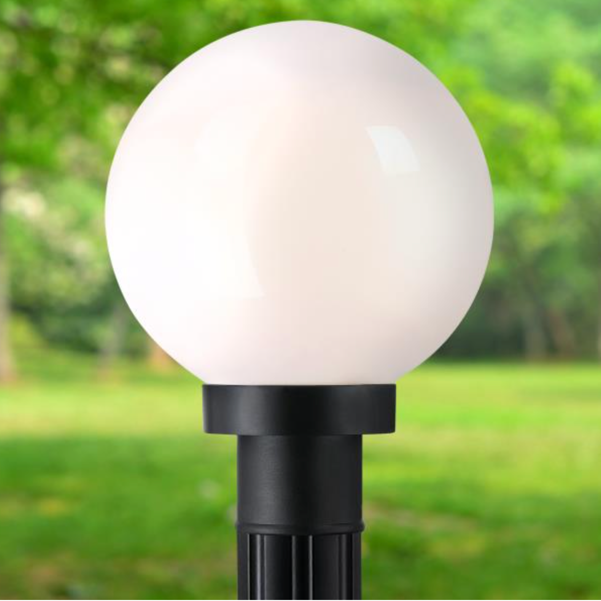 Exterior Post Mount Globe Light
