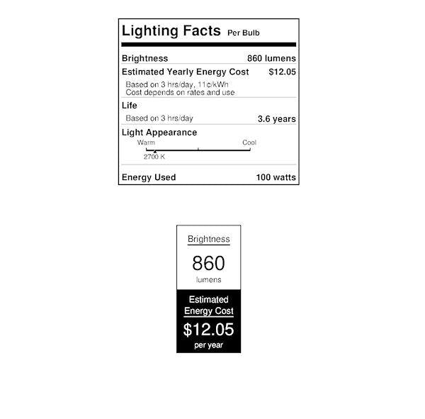 Box of 6 100 Watt Traditional Frosted Incandescent Light Bulbs