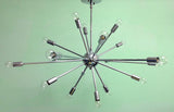 36" Midround Sputnik Chandelier Pendant Light Chrome