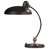 Bruno Parabolic Adjustable Desk Lamp in Bronze by Robert Abbey