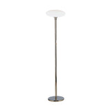 Ovo Modern Mushroom Globe Torchiere Floor Lamp by Rico Espinet- Aged Brass, Polished Nickel, or Old Bronze 