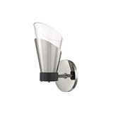 Angie 1-Light Wall Sconce in Polished Nickel