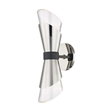 Angie 2-Light Wall Sconce in Polished Nickel