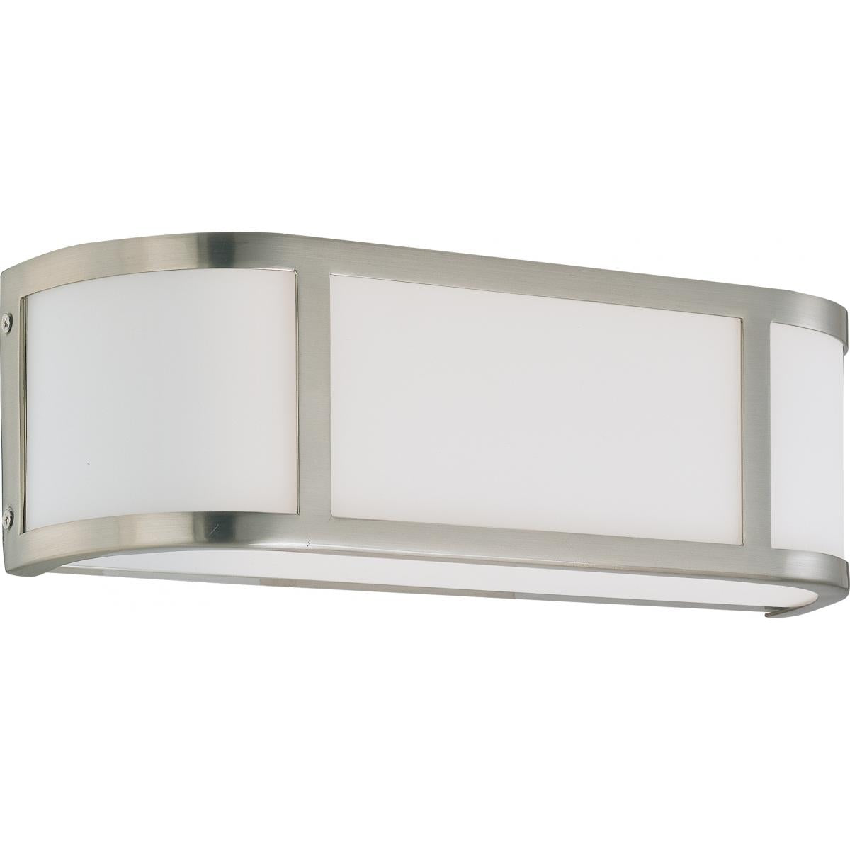 Odeon 2-light Modern Vanity Bath Sconce by Nuvo Lighting - Brushed Nickel -  60-2971