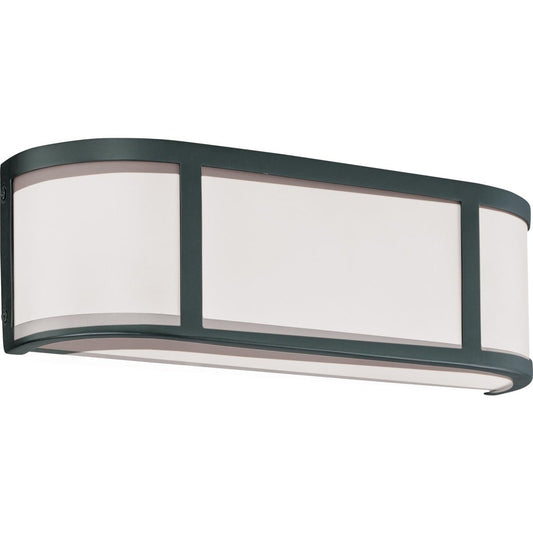 Odeon 2-light Modern Vanity Bath Sconce by Nuvo Lighting - Dark Aged Brass -  60-2972