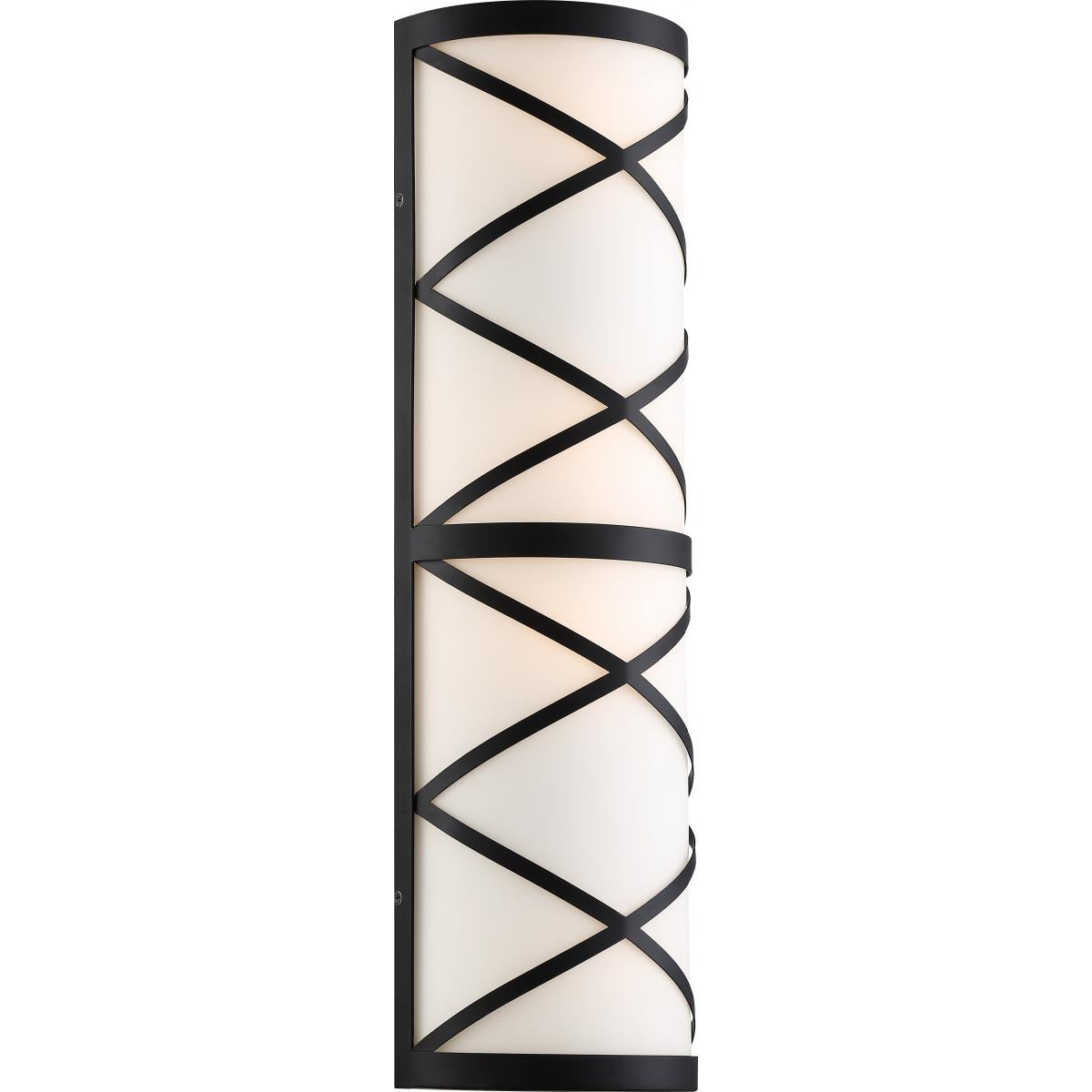 Sylph 4-Light Modern Vanity Wall Sconce by Nuvo Lighting - Aged Brass - 60-6844