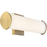 Lena 24" LED Brushed Brass Vanity Wall Sconce by Nuvo Lighting