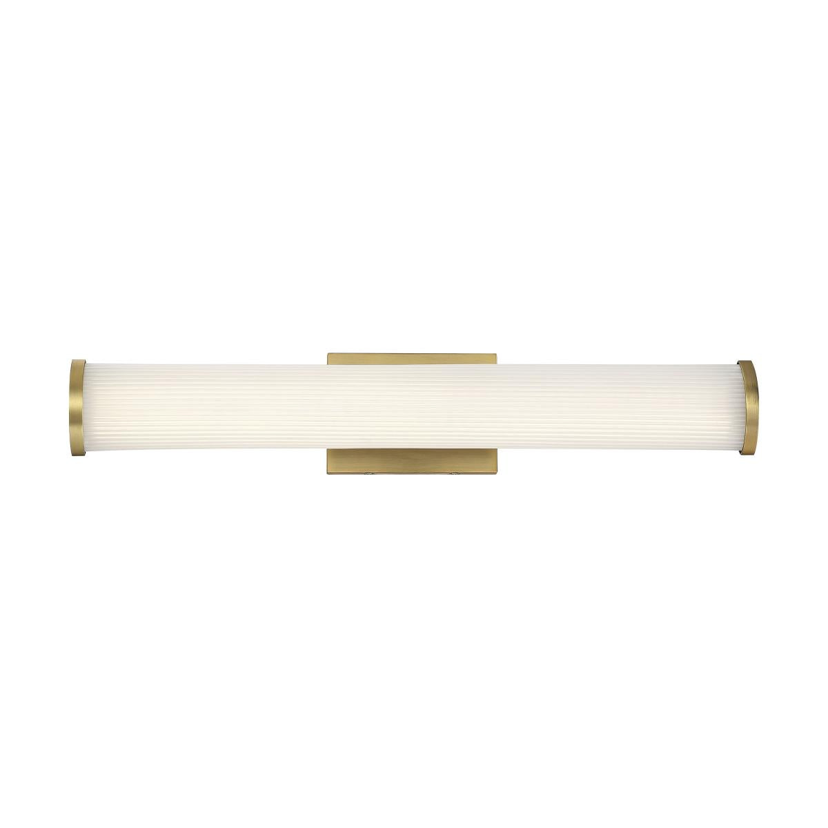 Lena 24" LED Brushed Brass Vanity Wall Sconce by Nuvo Lighting