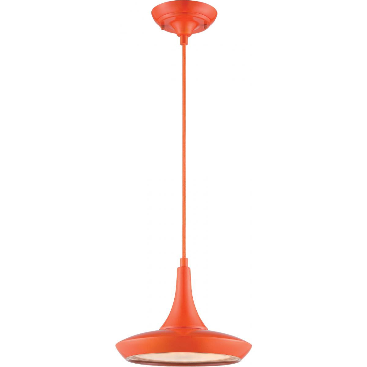 Fantom LED Retro Adjustable Pendant Light - Orange