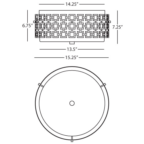 Parker Flush Mount
